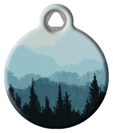 Blue Ridge Mountain Landscape Pet ID Tag