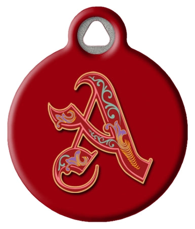 Royal Monogram A-Z  Pet ID Tag