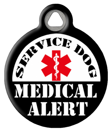  SERVICE DOG MEDICAL SYMBOL PATCH